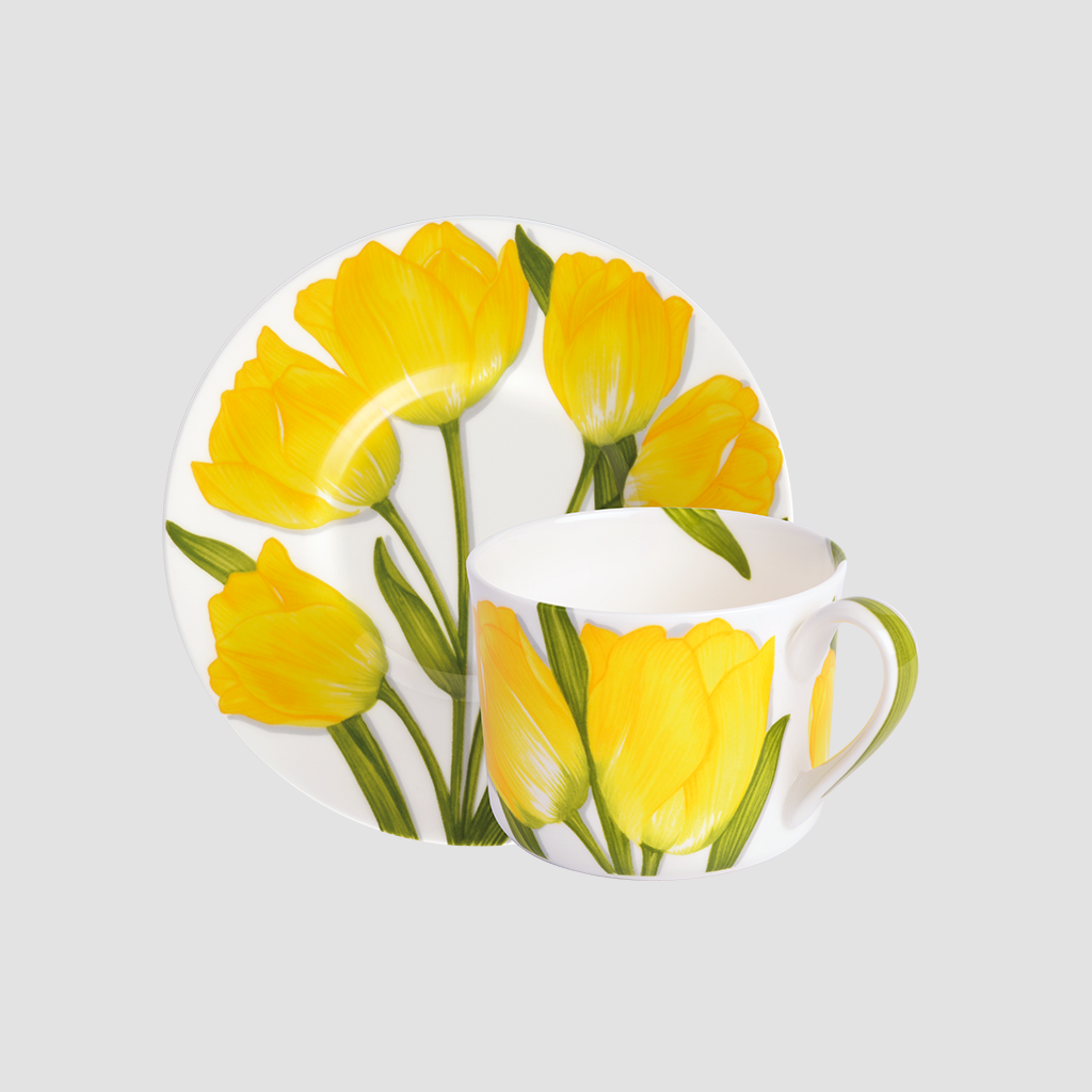 Freedom set 4 tazze da tè & piattino - tea cups & saucer