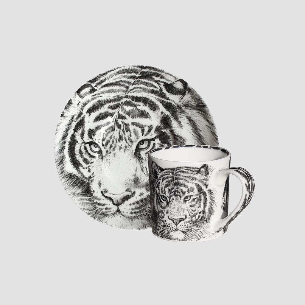 Tigre tazzina espresso & piattino - cup & saucer