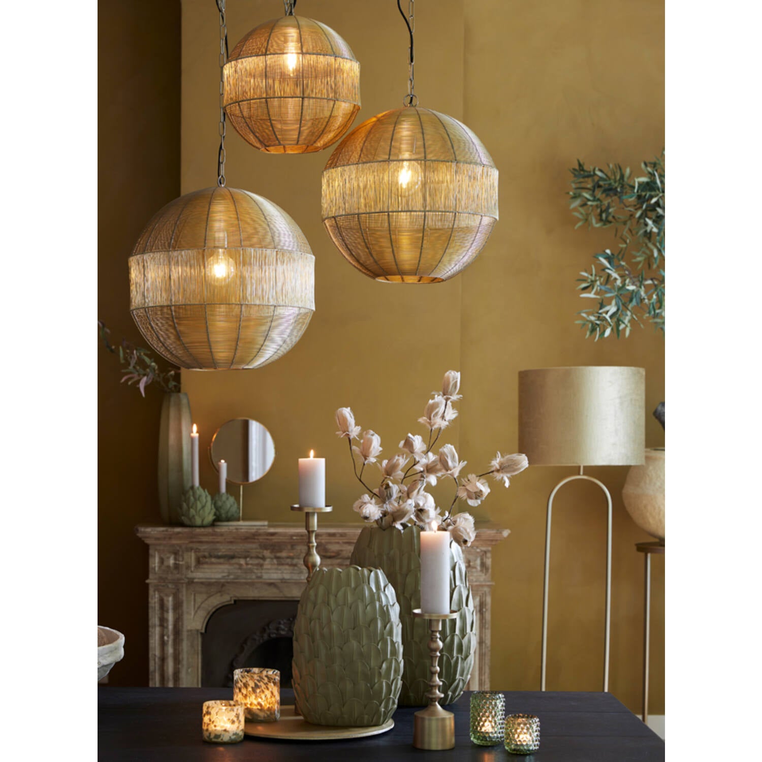 Pilka S Oro lampadario - hanging lamp