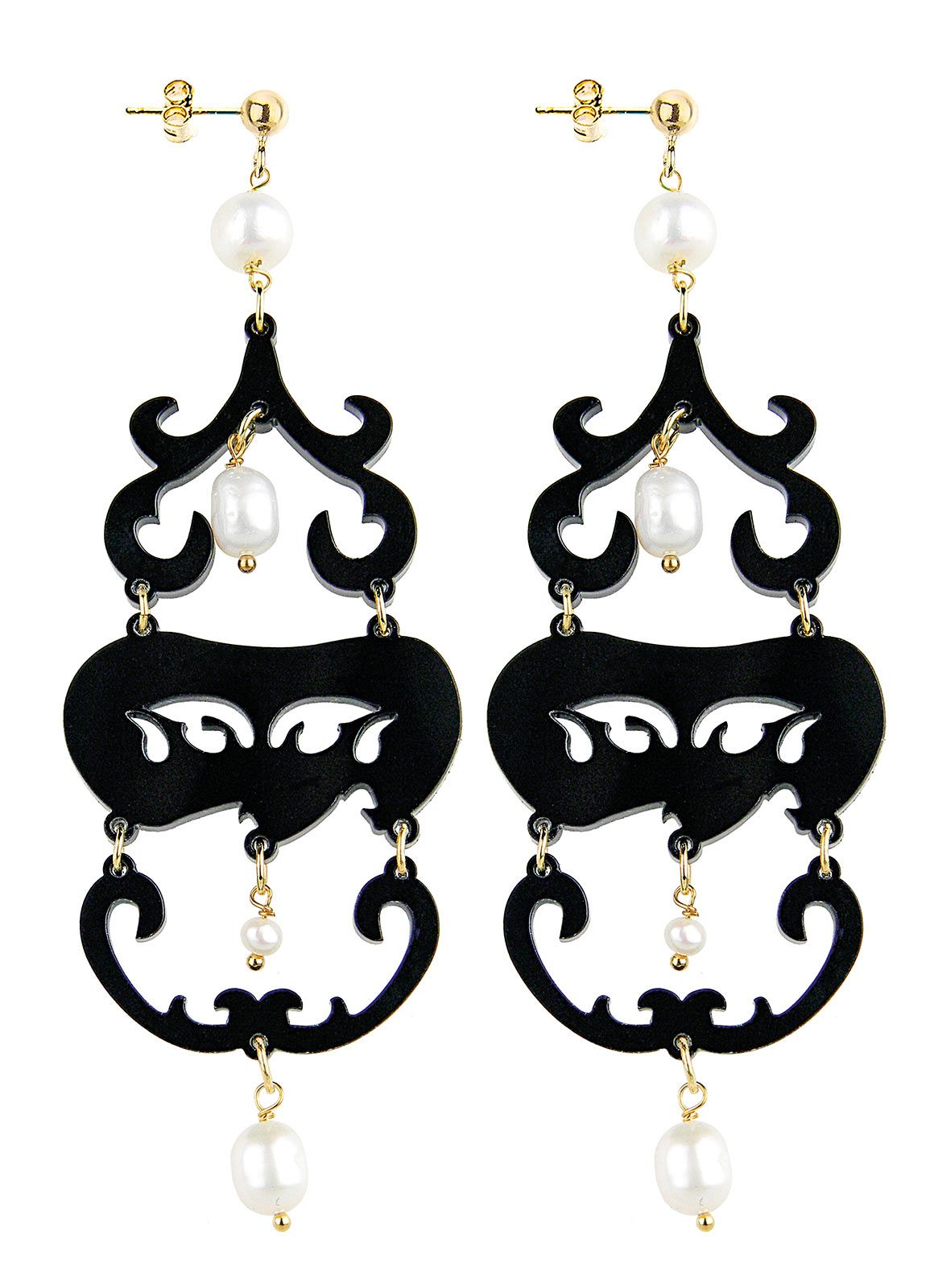 Orecchini Chandelier Lungo Plexi - earrings