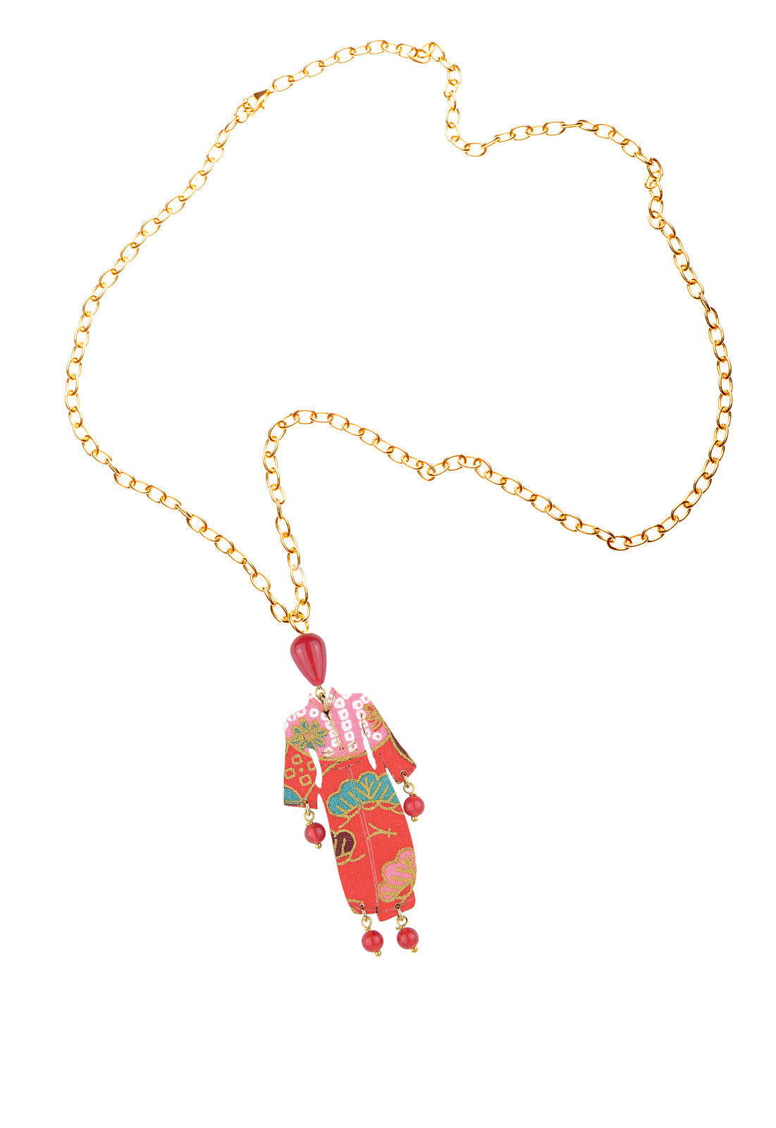 Kimono Rubino collana - necklace