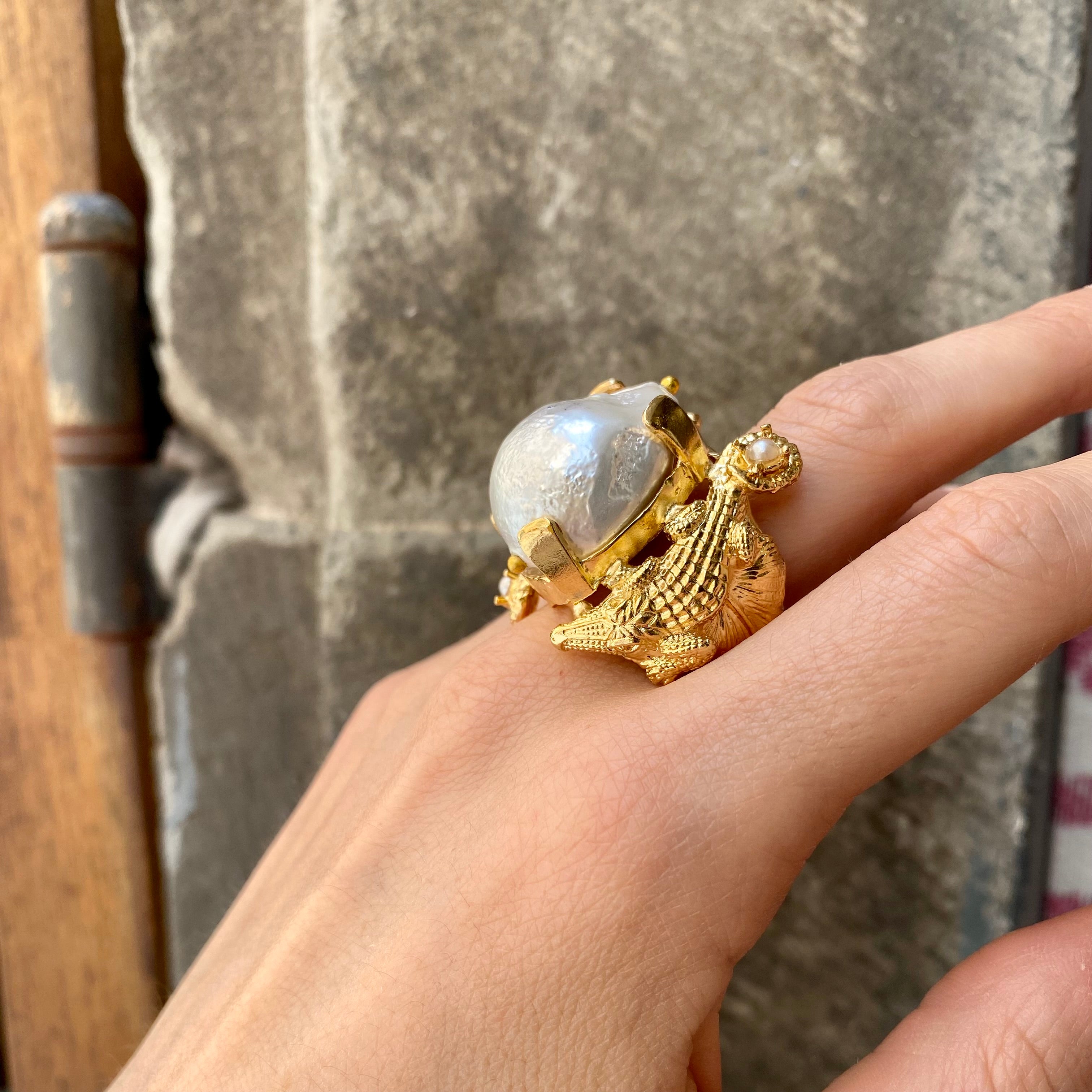 Coccodrilli Perla anello - ring