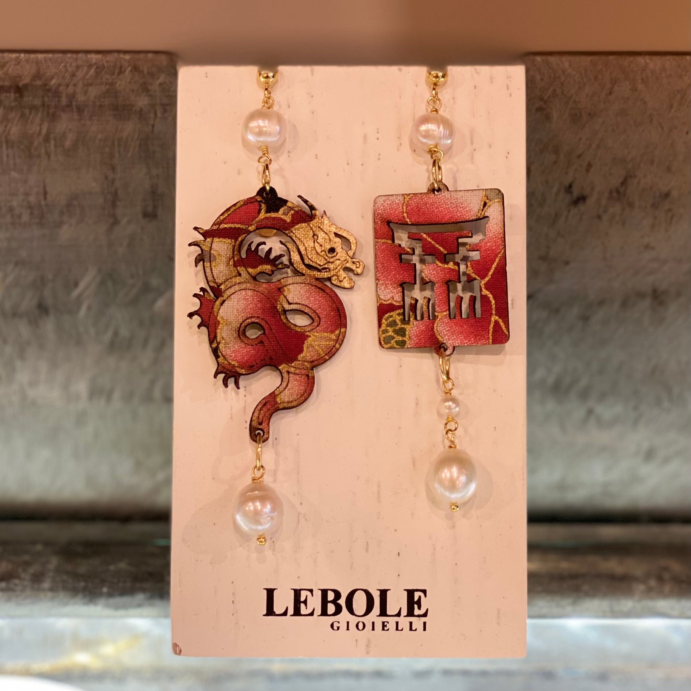Orecchini Drago Pelle - earrings