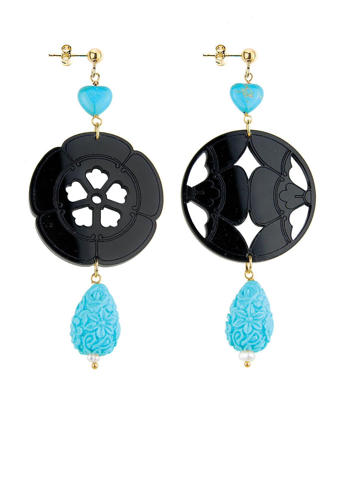 Orecchini Fiore Plexi - earrings