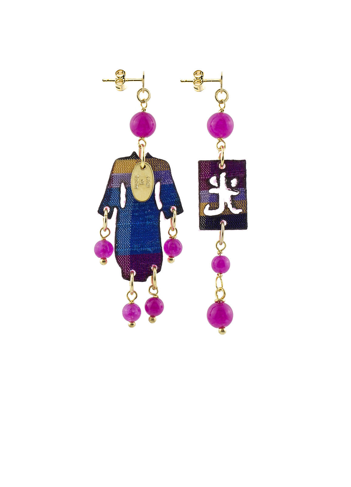 Orecchini Kimono Plexi Specchio Mini - earrings