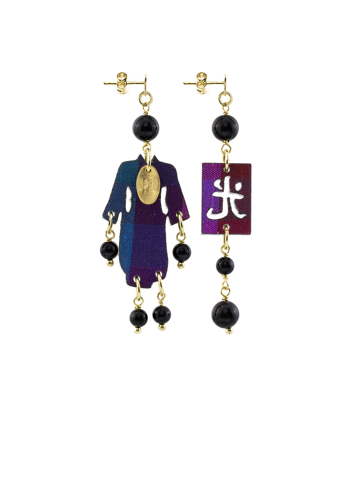 Orecchini Kimono Plexi Specchio Mini - earrings