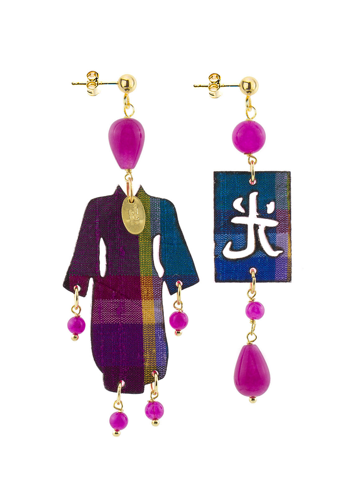 Orecchini Kimono Plexi Specchio Piccolo - earrings