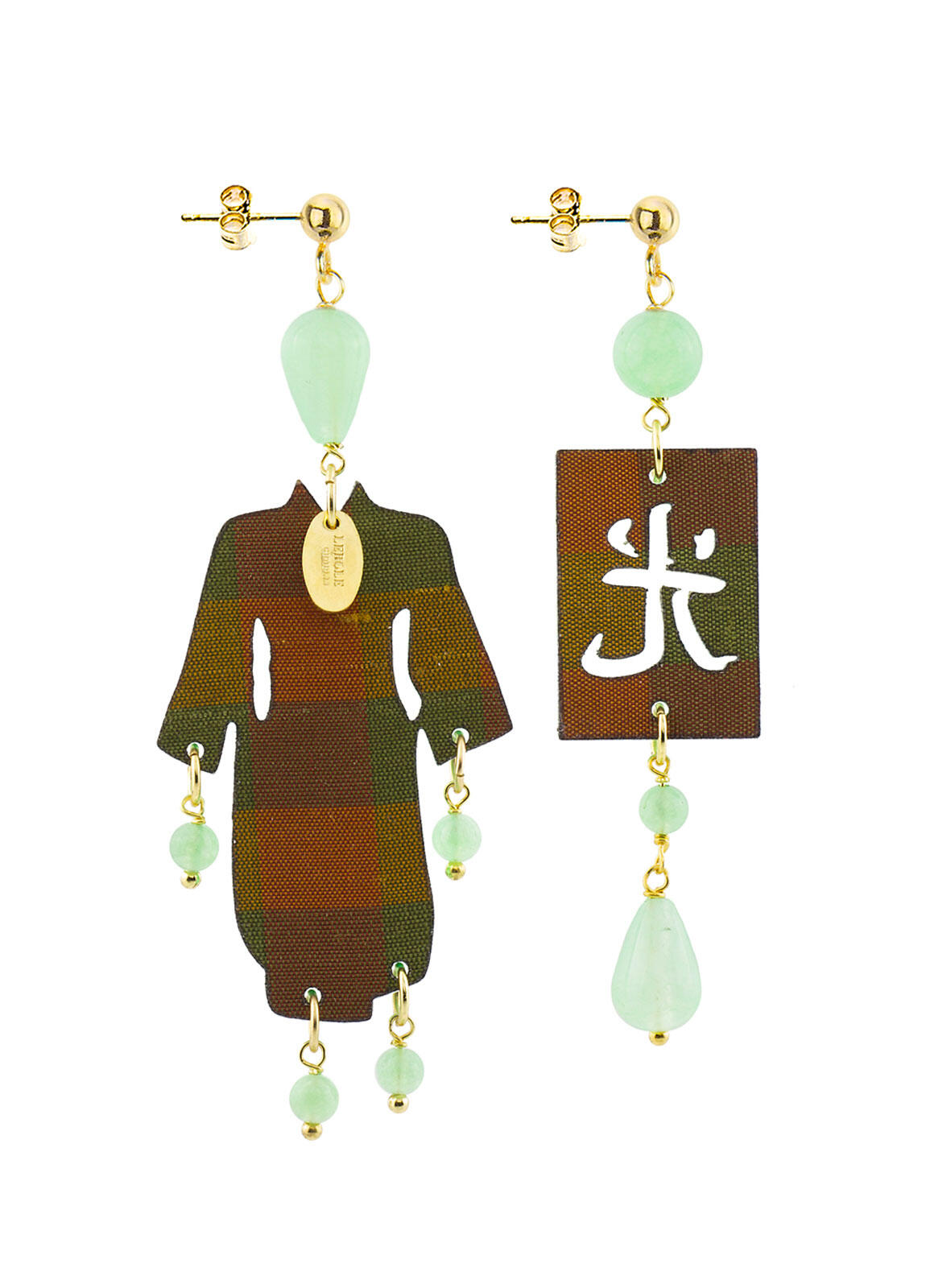 Orecchini Kimono Plexi Specchio Piccolo - earrings