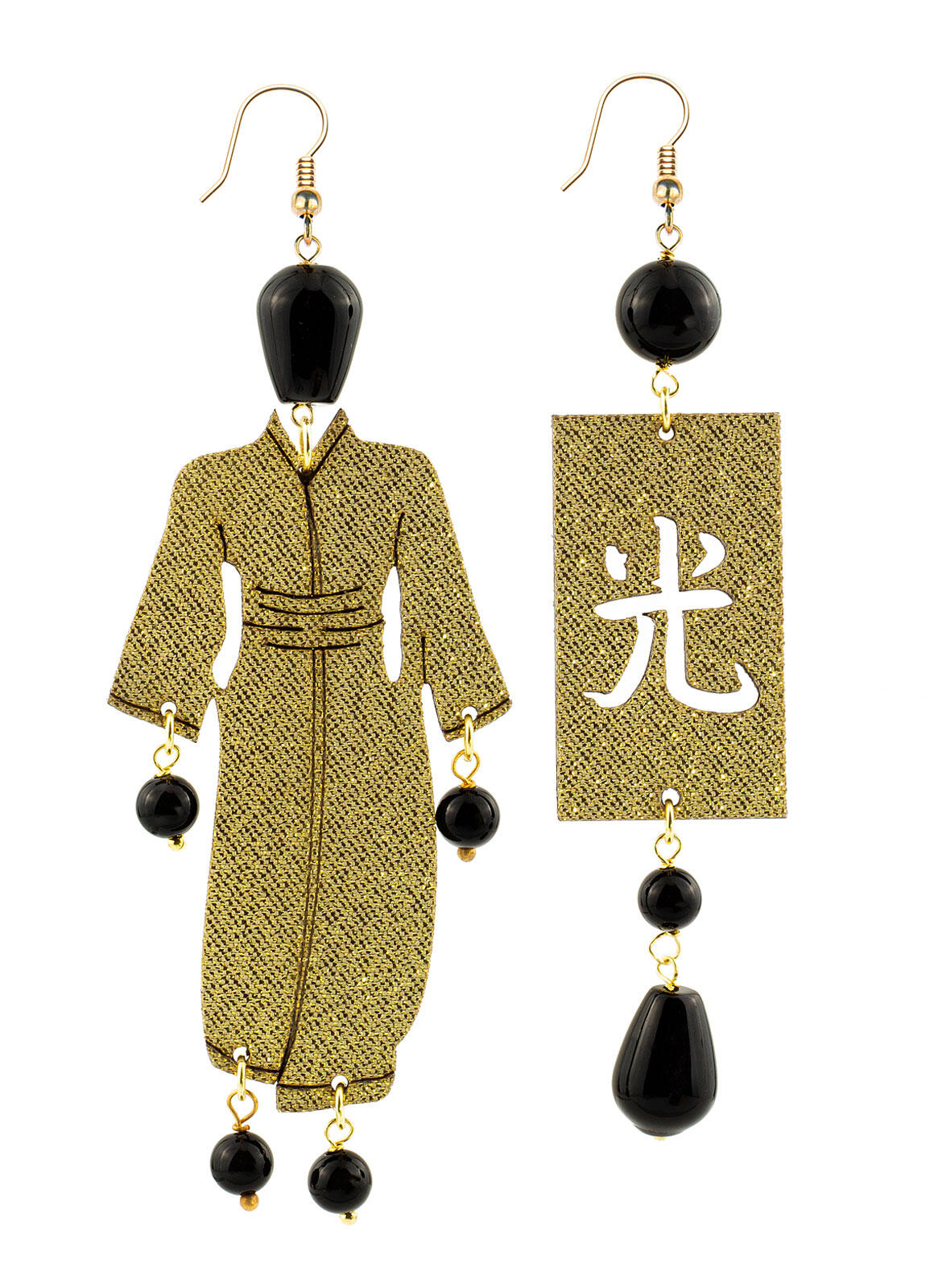 Kimono Grande Oro orecchini - earrings