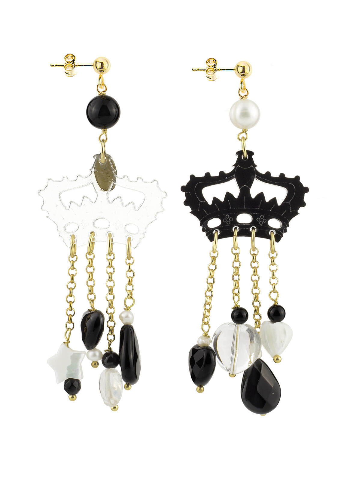 Orecchini Corona Plexi - earrings