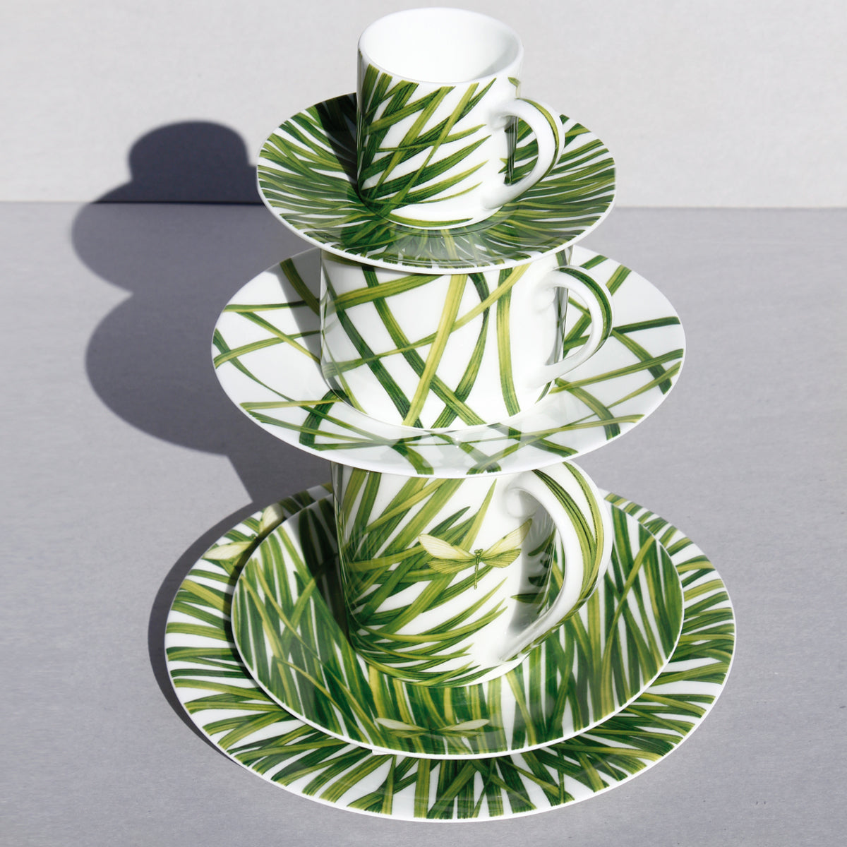 Life in Green tazzina espresso & piattino - espresso cup & saucer
