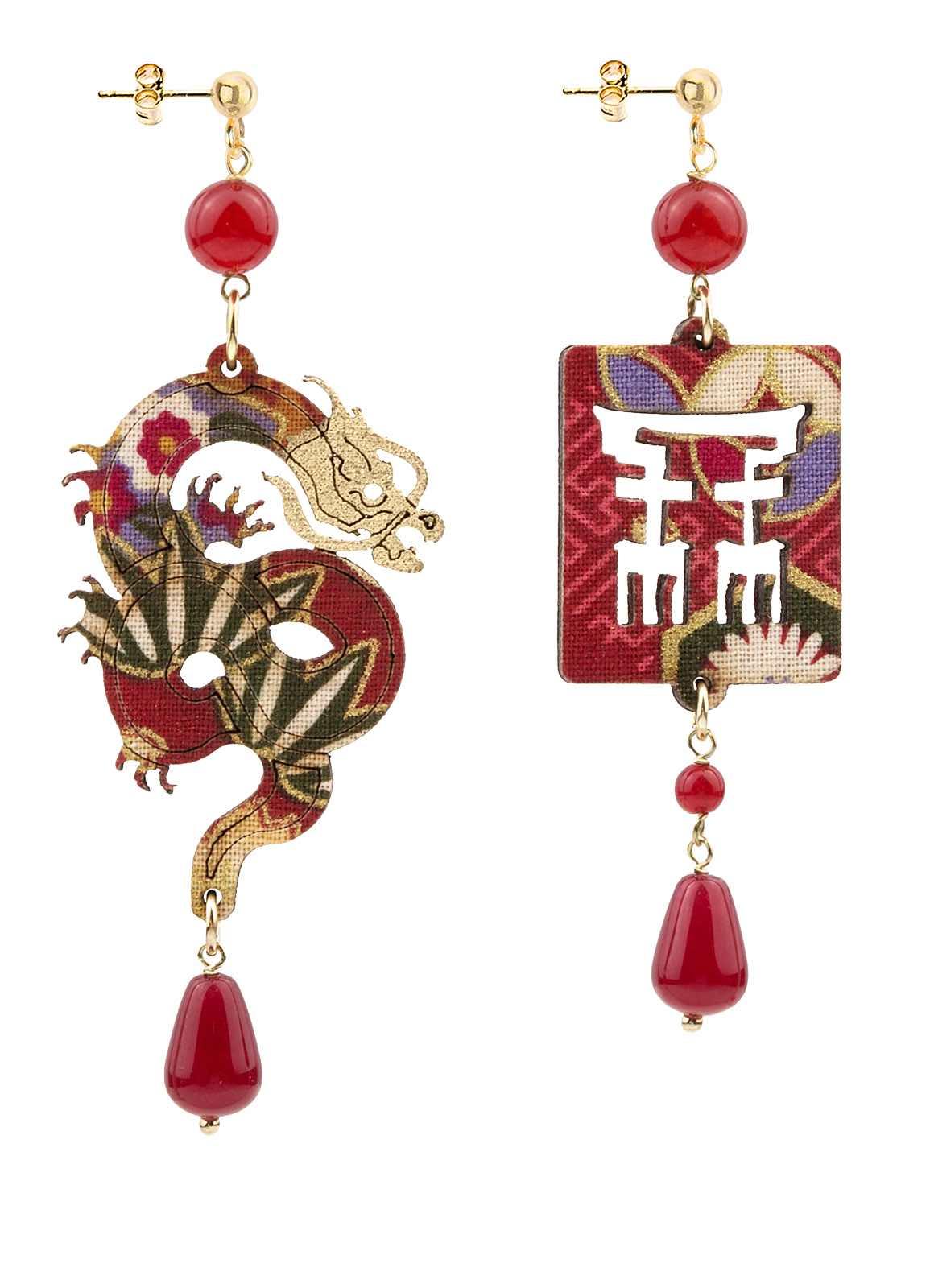 Orecchini Drago Pelle - earrings